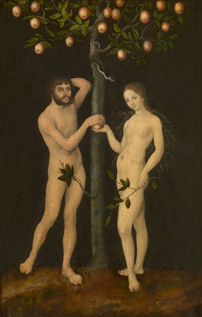 Adam und Eva von Lucas the Elder Cranach