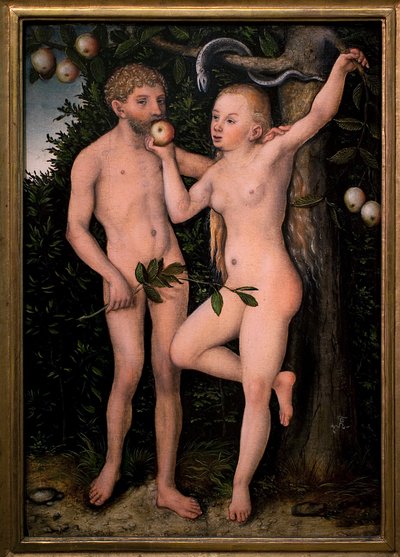 Adam und Eva von Lucas the Elder Cranach