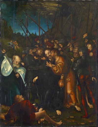 Die Verhaftung Christi von Lucas the Elder Cranach