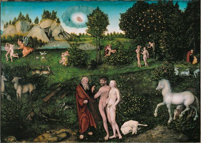 Paradies von Lucas the Elder Cranach