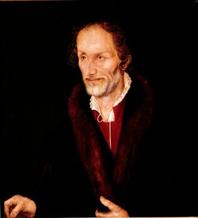 Porträt von Philipp Melanchton von Lucas the Elder Cranach