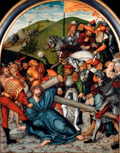 Der Aufstieg zum Kalvarienberg von Lucas the Elder Cranach