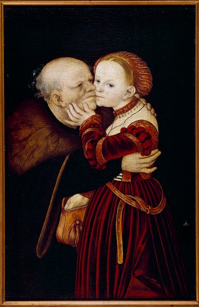 Der alte Narr von Lucas the Elder Cranach