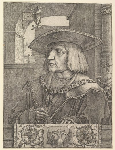 Kaiser Maximilian I. von Lucas van Leyden