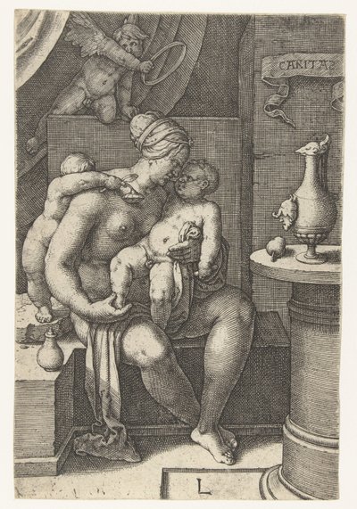 Liebe (Caritas) von Lucas van Leyden