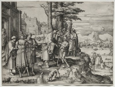 Rückkehr des verlorenen Sohnes, ca. 1510 von Lucas van Leyden