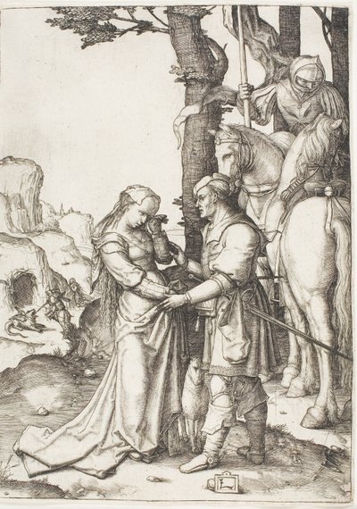 Sankt Georg befreit die Prinzessin von Lucas van Leyden