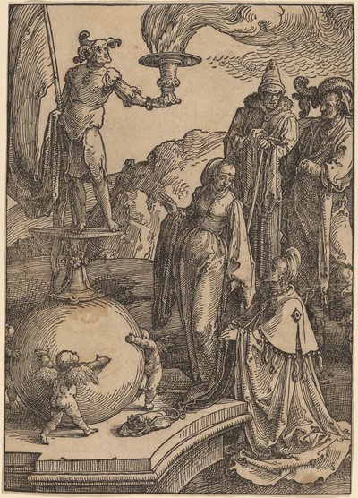 Salomos Götzendienst von Lucas van Leyden