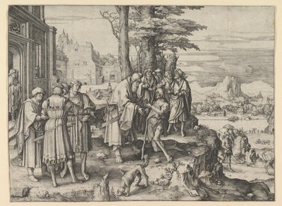 Die Rückkehr des verlorenen Sohnes, ca. 1510 von Lucas van Leyden