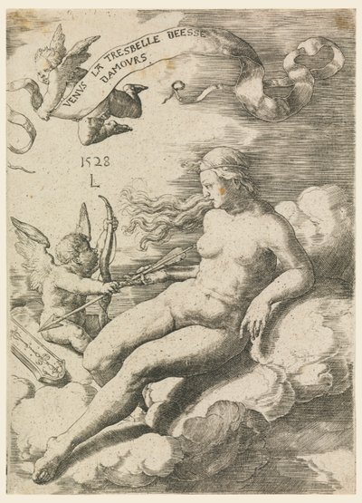 Venus und Amor von Lucas van Leyden
