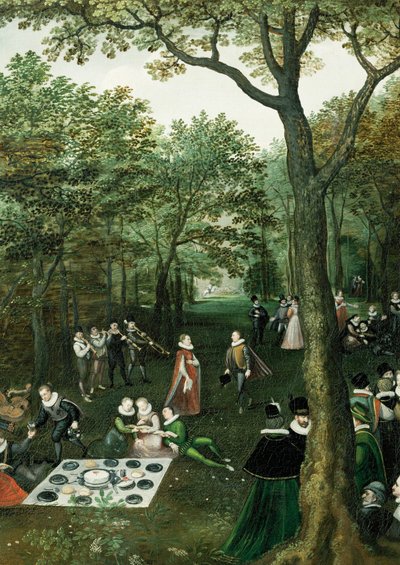 Frühling. Das Picknick von Lucas van Valckenborch