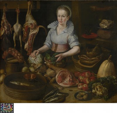 Die Küchenmagd von Lucas van Valckenborch