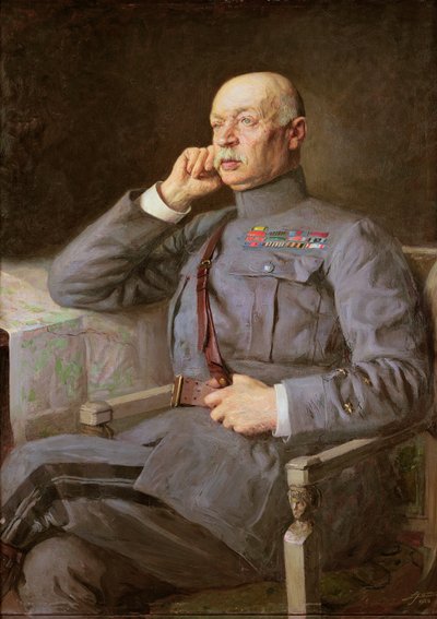 Porträt des französischen Marschalls Fayolle Emile von Lucien Hector Jonas