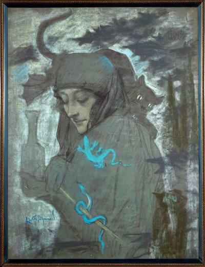 Die Zauberin von Lucien Levy-Dhurmer