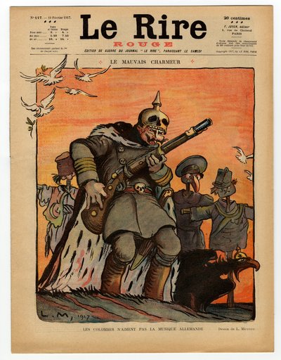 Cover von „Le Rire rouge“, Satire in Farben von Lucien Metivet