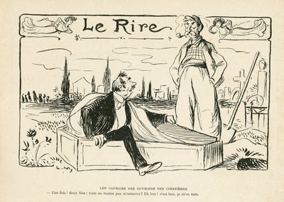 Illustration in Le Rire von Lucien Metivet