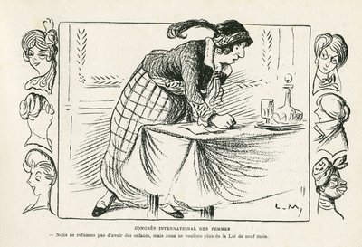 Illustration in Le Rire von Lucien Metivet