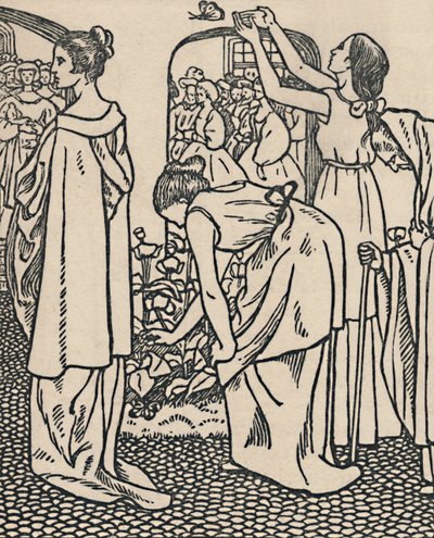 Dornröschen, 1919 von Lucien Pissarro