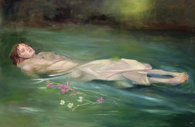 Mädchen treibend, 2004 von Lucinda Arundell