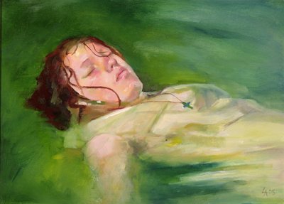 Mädchen treibt, 2004 von Lucinda Arundell