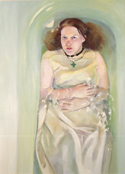 Mädchen in der Badewanne, 2004 von Lucinda Arundell