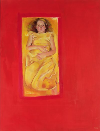 Mädchen im Bett, 2004 von Lucinda Arundell