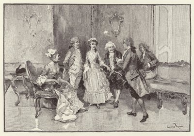 Illustration für Die Schule des Skandals von Lucius Rossi