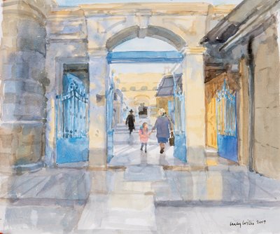 Morgen in Jerusalem, 2019 von Lucy Willis