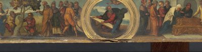 Moses und die Gesetzestafeln von Ludovico Mazzolino