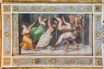 Der Pyrrhichios-Tanz (Detail) von Ludovico Settevecchi
