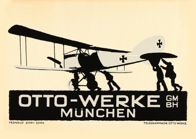 Otto-Werke, München, ca. 1915 von Ludwig Hohlwein