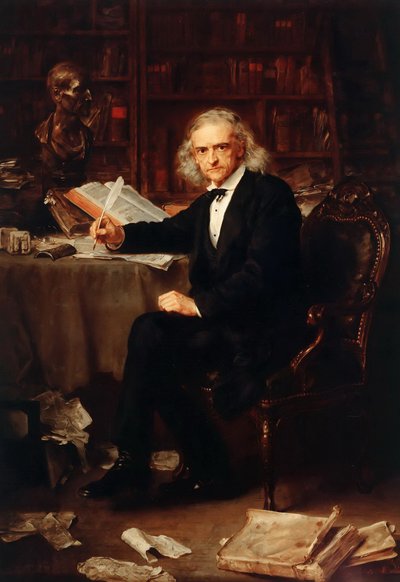 Bildnis des Historikers Theodor Mommsen von Ludwig Knaus