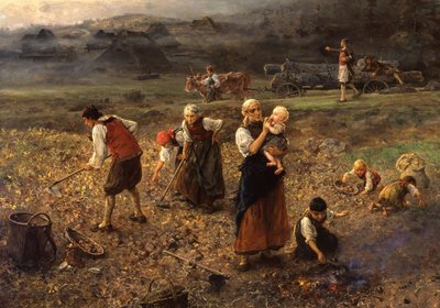 Kartoffelernte von Ludwig Knaus