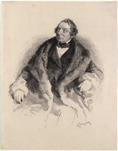 Der Schauspieler Henry Anschuetz von Ludwig Michalek