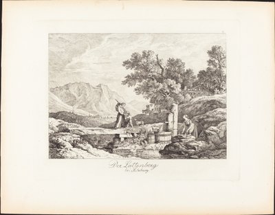 Der Lattenberg bei Salzburg von Ludwig Richter