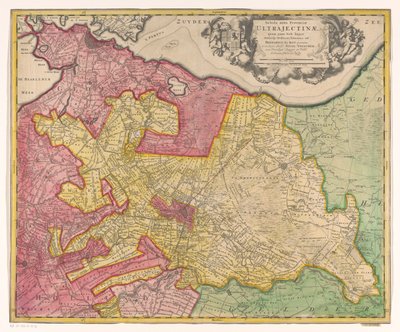 Karte der Provinz Utrecht von Luggert van Anse