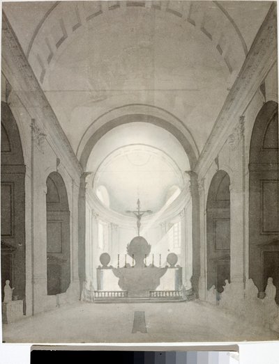 Innenansicht einer Kirche von Luigi Garibbo
