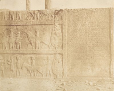 Prozession auf der Fassade der Großen Treppe, 1858 von Luigi Pesce