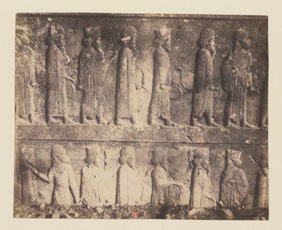 Persepolis, Relief des Apadana (Ansicht 13) von Luigi Pesce