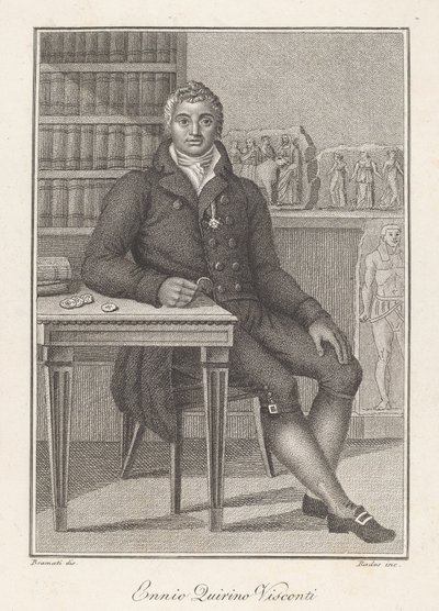 Ennio Quirino Visconti von Luigi Rados, after Luigi Bramati or Antonio Bramati
