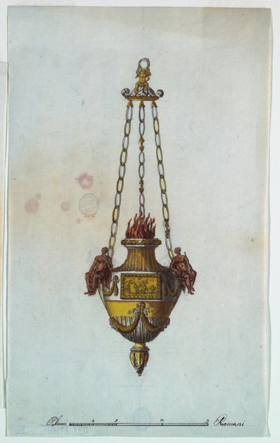 Altarlampe, 1800–1825 von Luigi Righetti