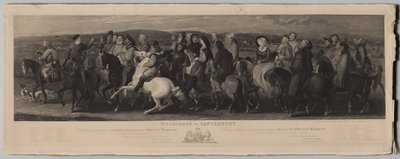 Pilgerreise nach Canterbury von Luigi Schiavonetti