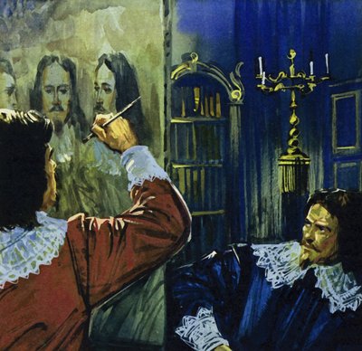 König Karl I. lud Van Dyck nach England ein, um sein Porträt zu malen von Luis Arcas Brauner