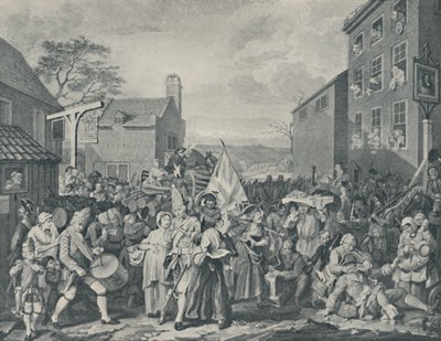 Der Marsch der Wachen nach Schottland, 1745, 1920 von Luke Sullivan