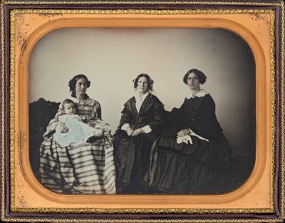 Porträt einer Mutter, eines Kindes und zweier Frauen von Luther Holman Hale