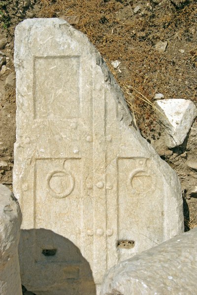 Geschnitztes Türportal, Xanthos, Türkei von Lycian