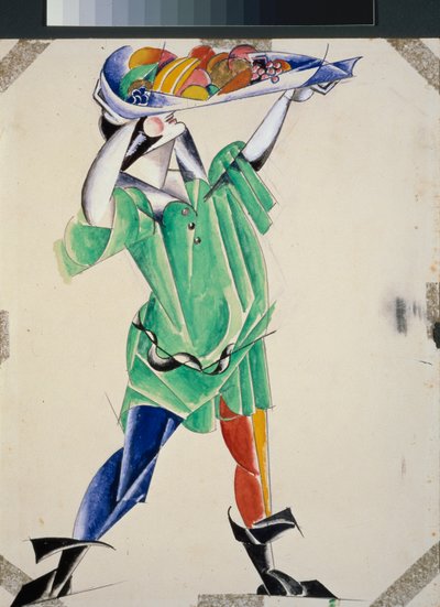 Kostümentwurf für das Theaterstück Romeo und Julia von William Shakespeare von Lyubov Sergeevna Popova