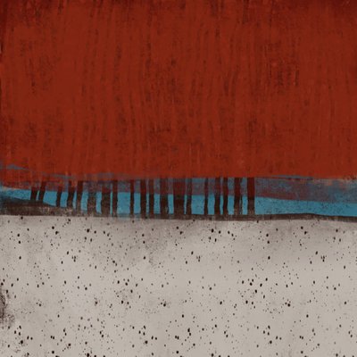 Abstrakter Waldhorizont von MANSI SAXENA