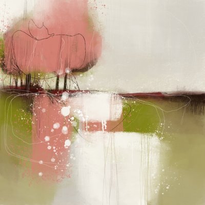 Gelassene abstrakte Landschaft von MANSI SAXENA