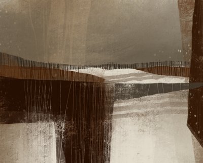 Texturierter Erdhorizont von MANSI SAXENA